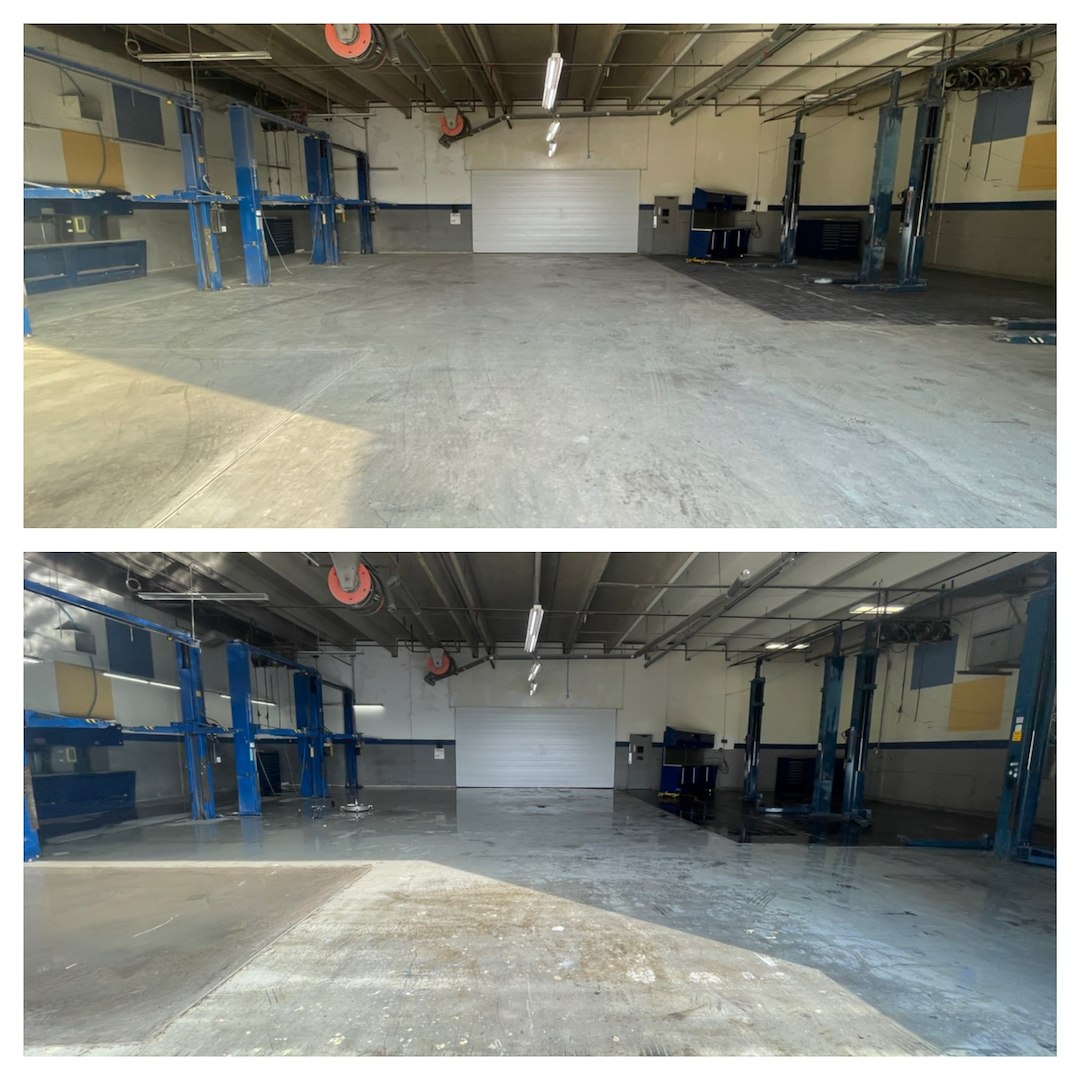 Commercial Concrete Cleaning For Dealership In Plano, Tx