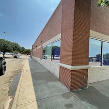 Commercial-Pressure-Washing-Of-FedEx-Ship-Center-Building-In-Allen-Tx 3