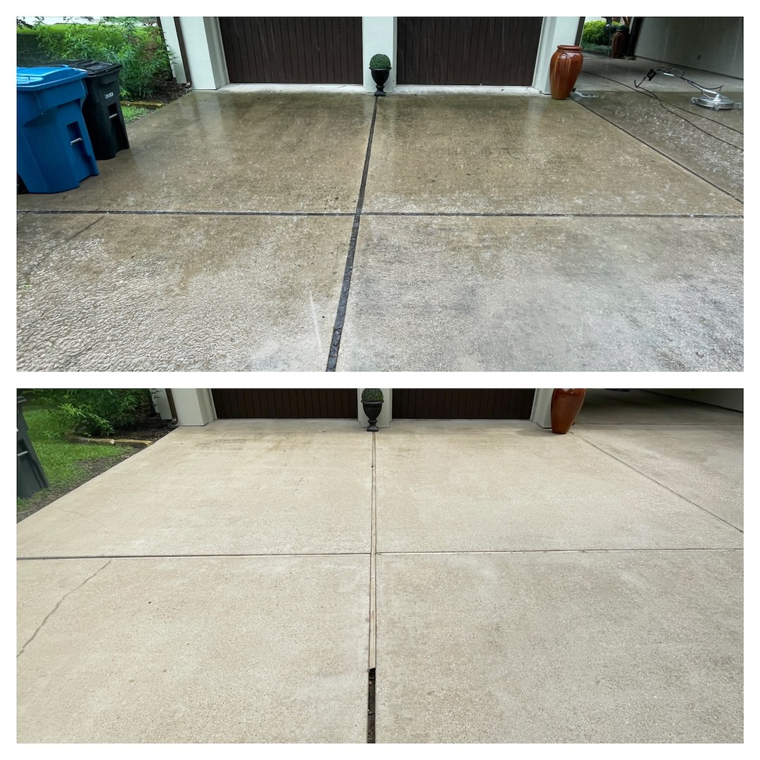 Concrete Cleaning And Softwashing In Fairview Tx