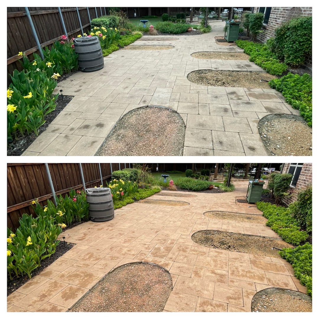 Residential Pressure Washing And Paver Cleaning In Mckinney, Tx