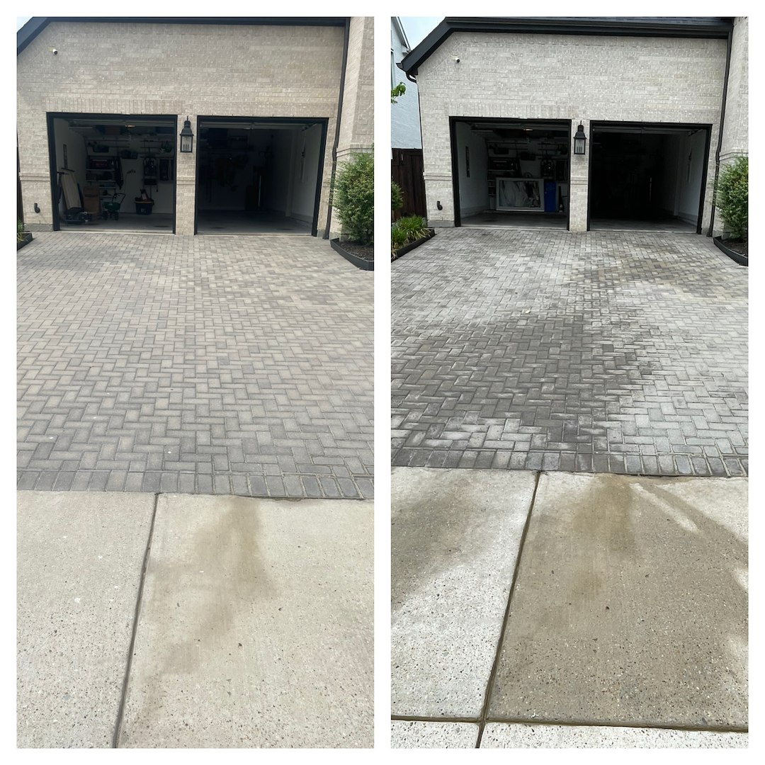 Residential Pressure Washing Before The House Sells In Frisco, Tx.