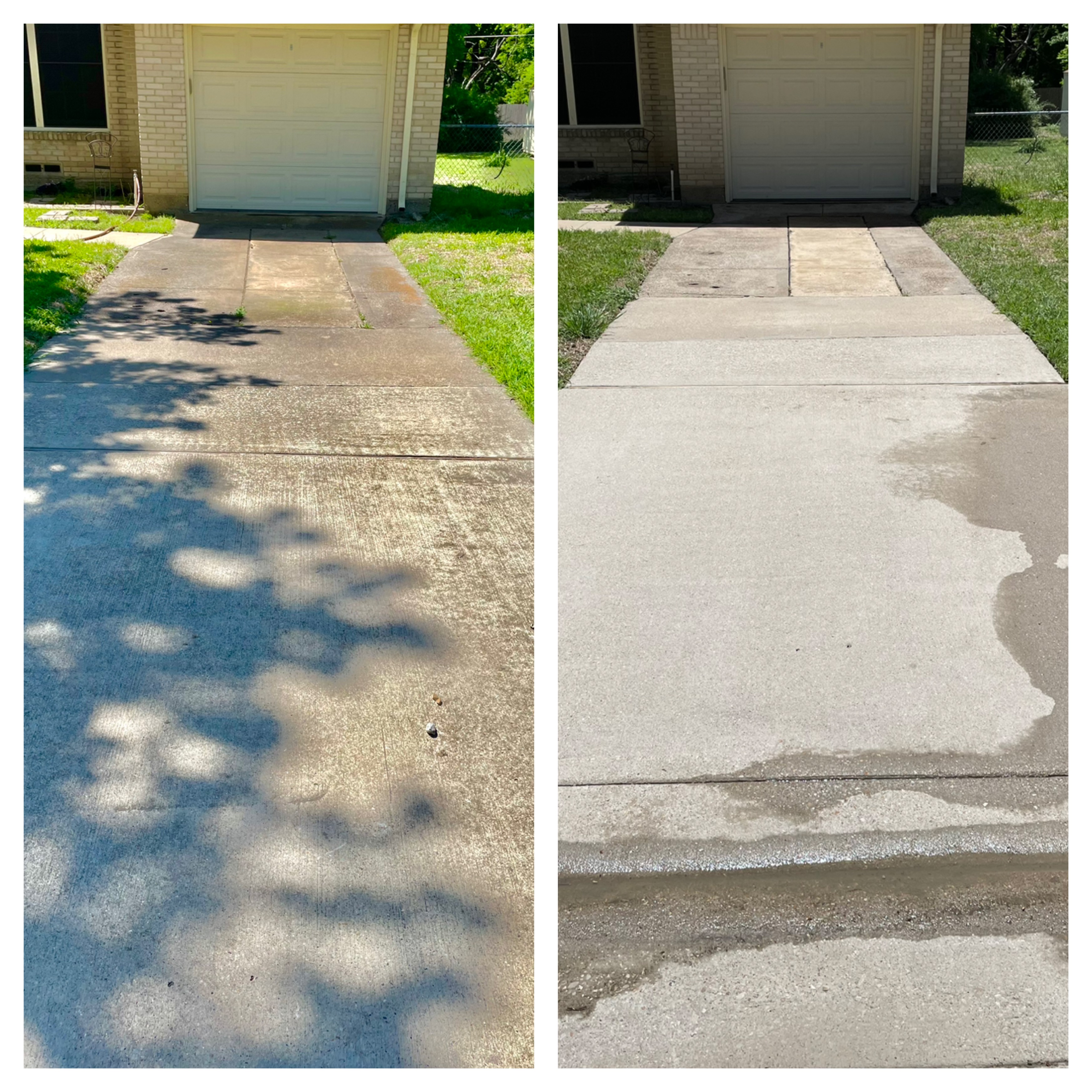 This Concrete Has Never Been Cleaned Before! Driveway Washing in McKinney, Tx Thumbnail