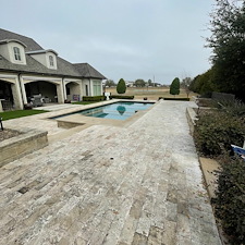 Travertine-Paver-Patio-Cleaning-Softwashing-in-Fairview-TX 1